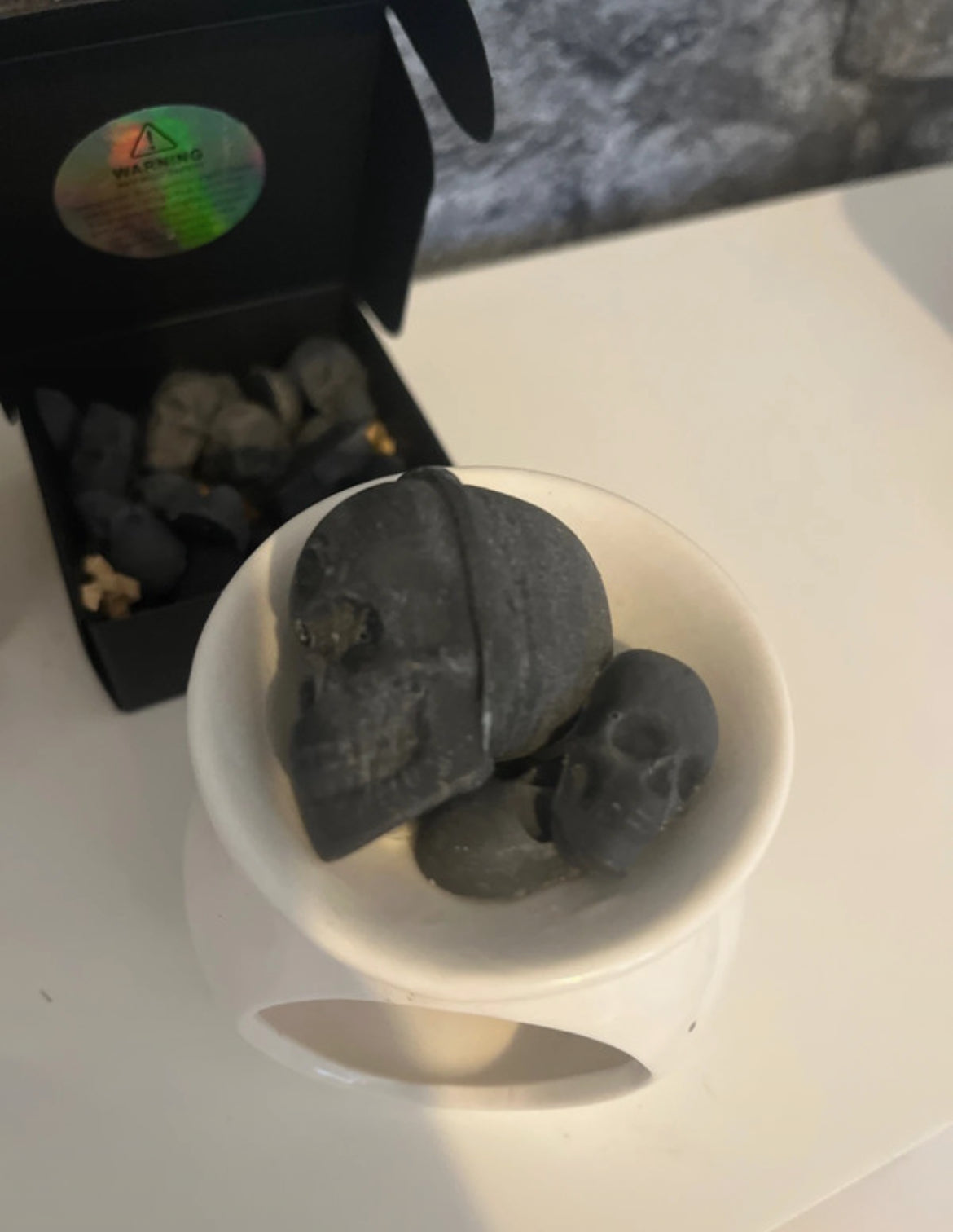‘Lost my Head’ Vegan Highly Scented Soy Skull Wax Melts & Candle Gift Set