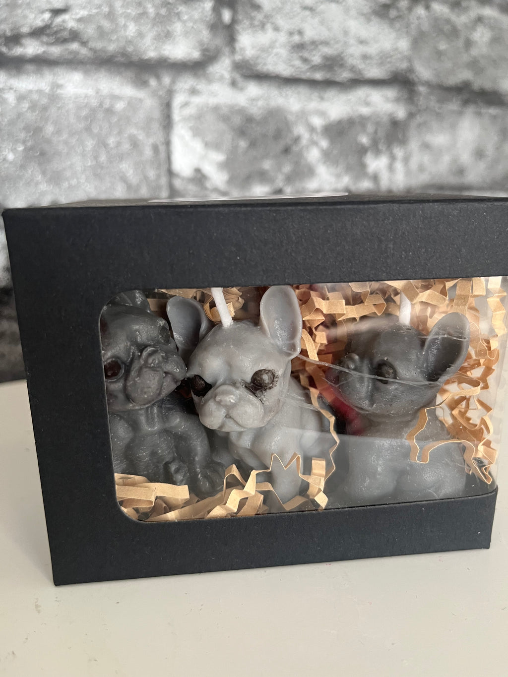 ‘Pocket Rocket’ Frenchie Dog Pack x3 Scented Mini Soy Candles