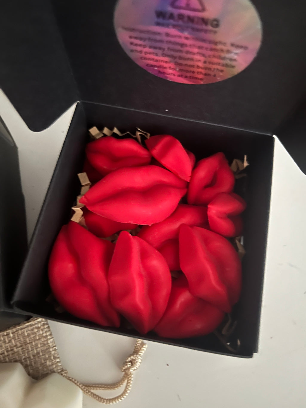 Valentines Romantic Vegan Highly Scented Candles & Soy Wax Melts Gift Set