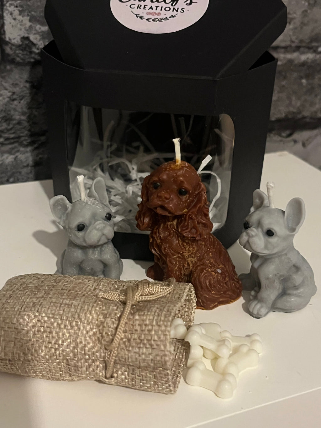 Vegan Highly Scented ‘Dog Pack’ Soy Candles & Wax Melts Set