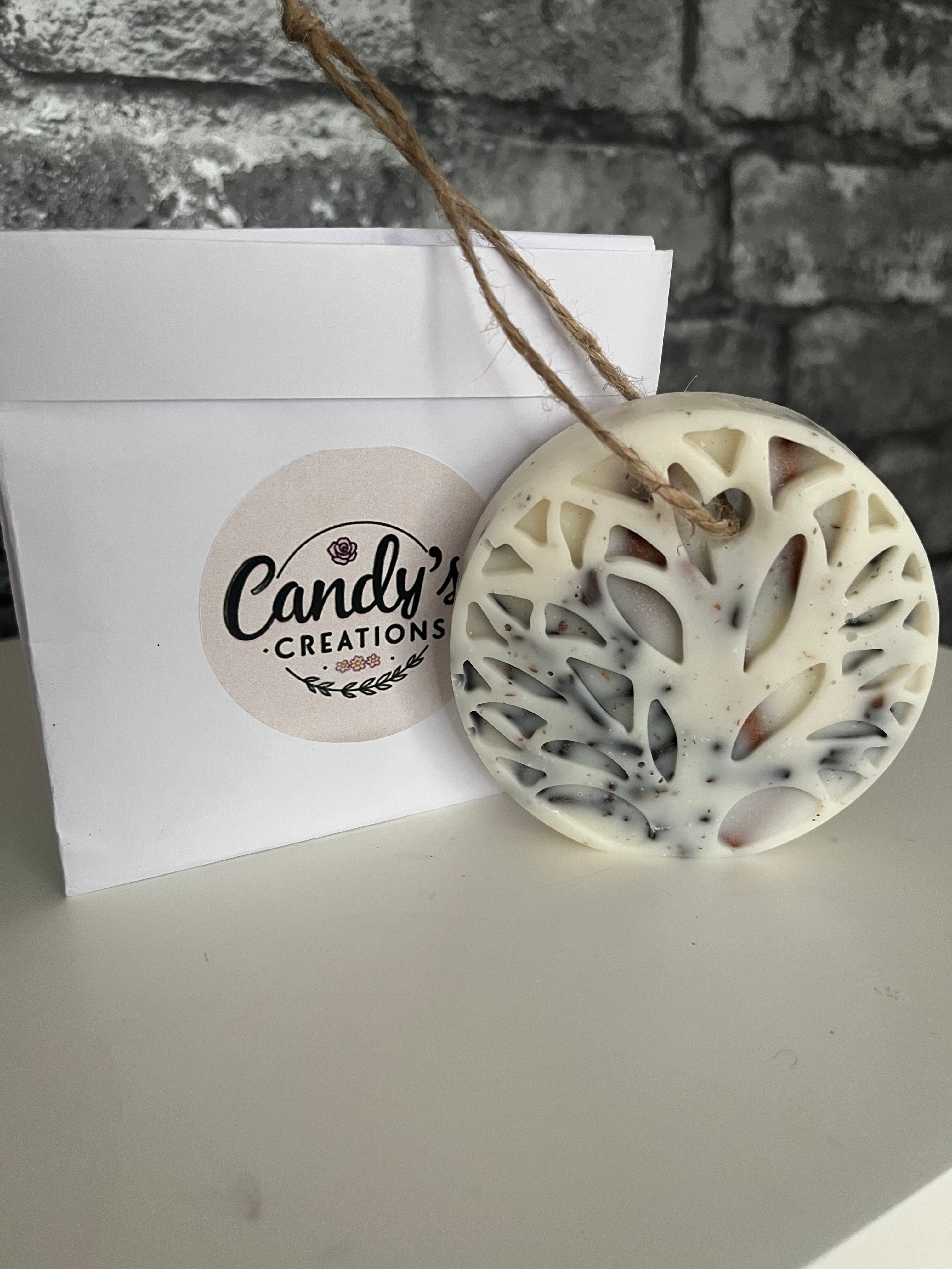 ‘Protect & Heal’ Naturally Scented Aroma Cinnamon & Cloves Tree Of Life Soy Wardrobe / Clothes Freshener