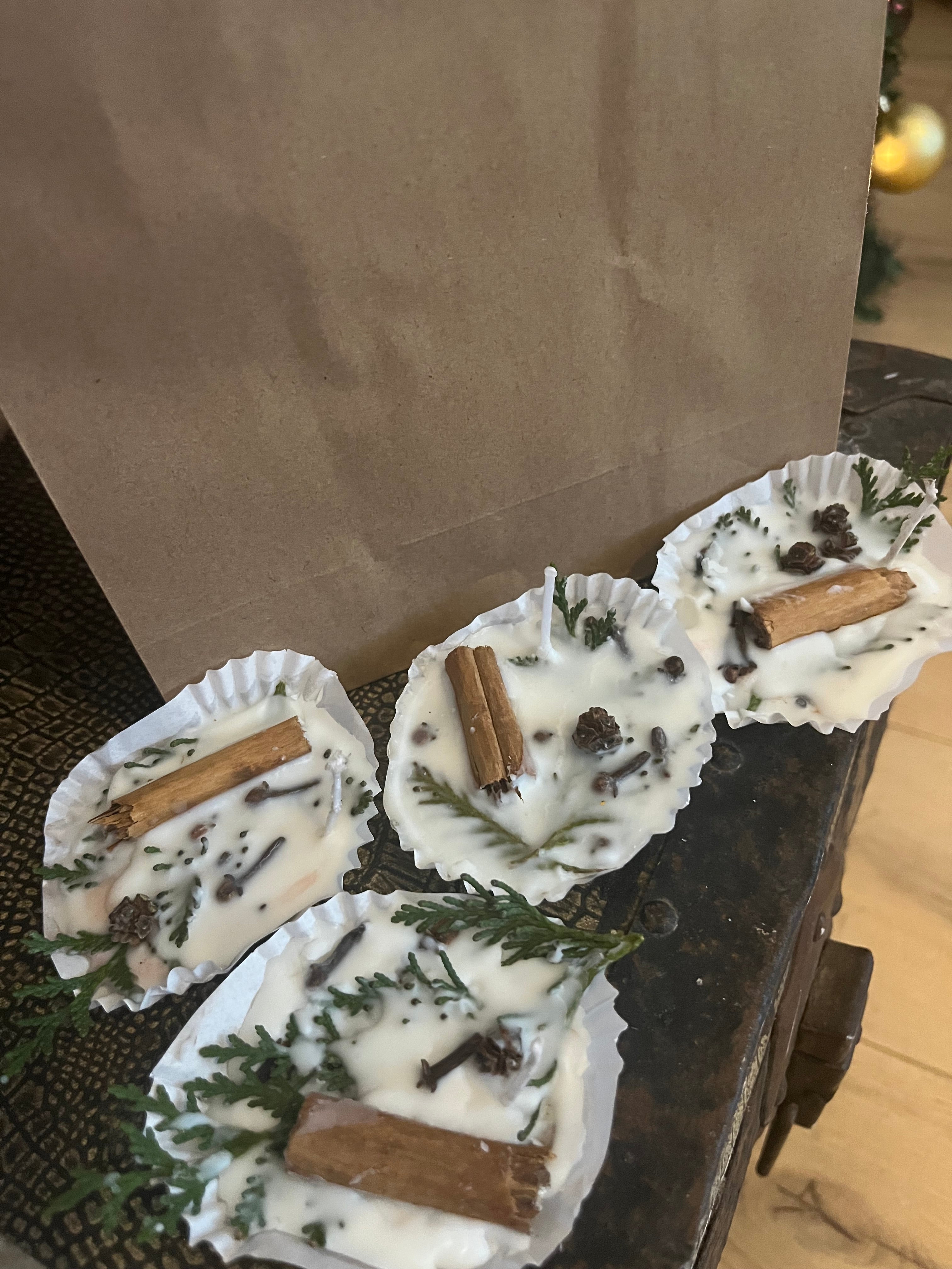 100% Eco Friendly Natural Scented Soy Wax Firestarters x4 Pack