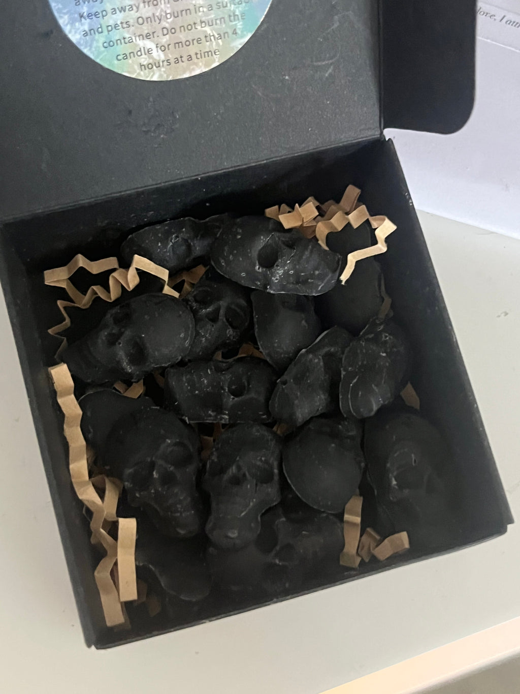 Highly Scented Vegan Gothic Themed Soy Wax Melts, Candles & Freshener Gift Set / Hamper