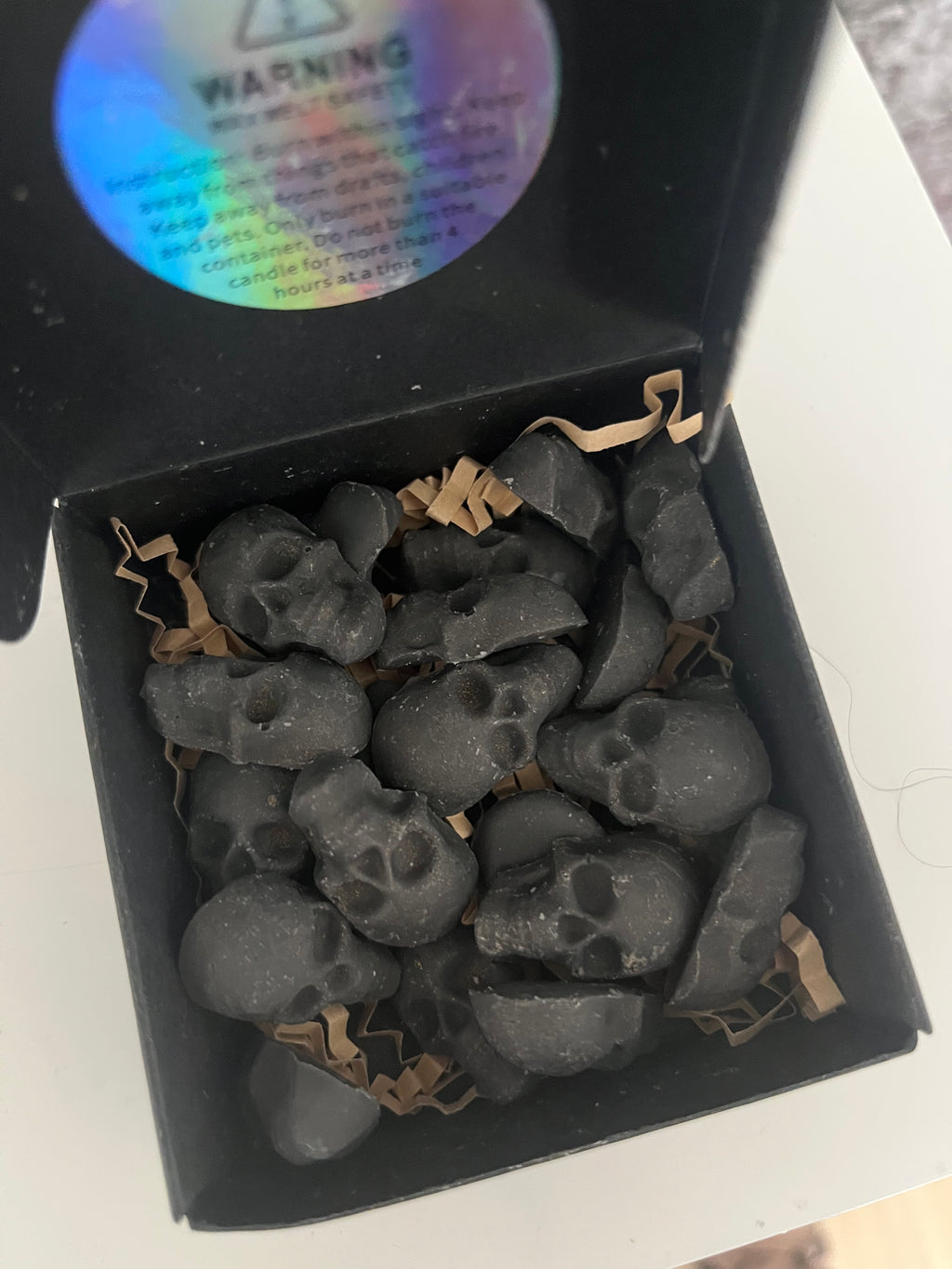 2oz Pack ‘Lost my Head’ Scented Skull Funsize Golden Soy Mini Wax Melts / Scoopies